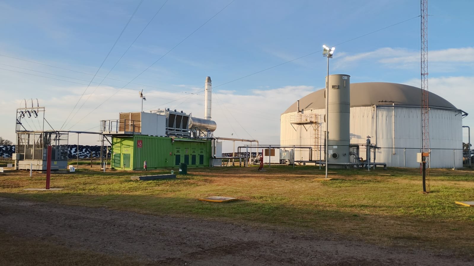 Planta de biogás GVBio en General Villegas, operada por SIBIA
